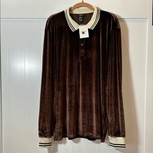 Brand New Silk Forever 21 Polo. Men’s Large